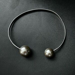 Unique Silver Tone Collar Statement Necklace Gothic Choker Necklace